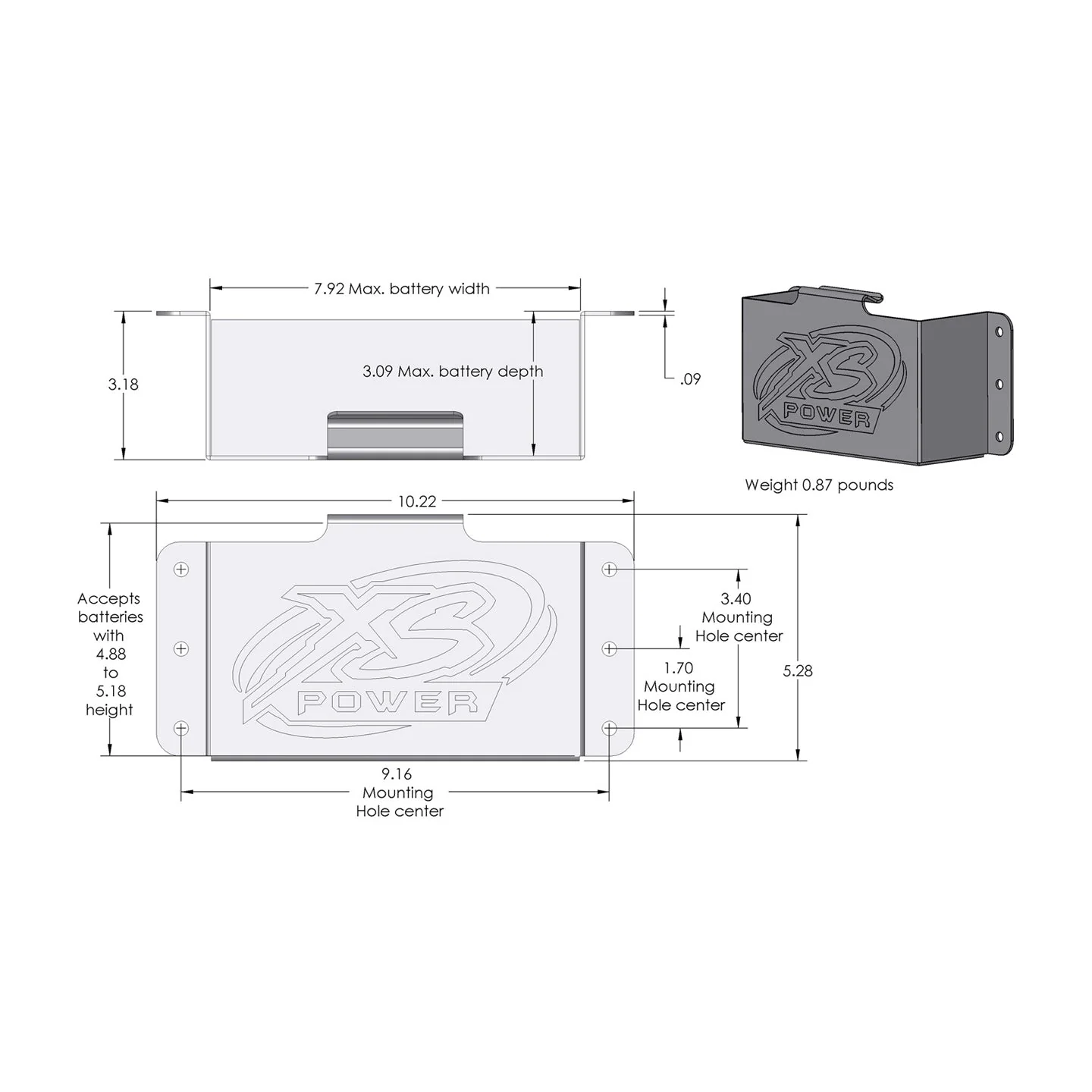 XS Power 510 - 375 Side Mount - Image 4