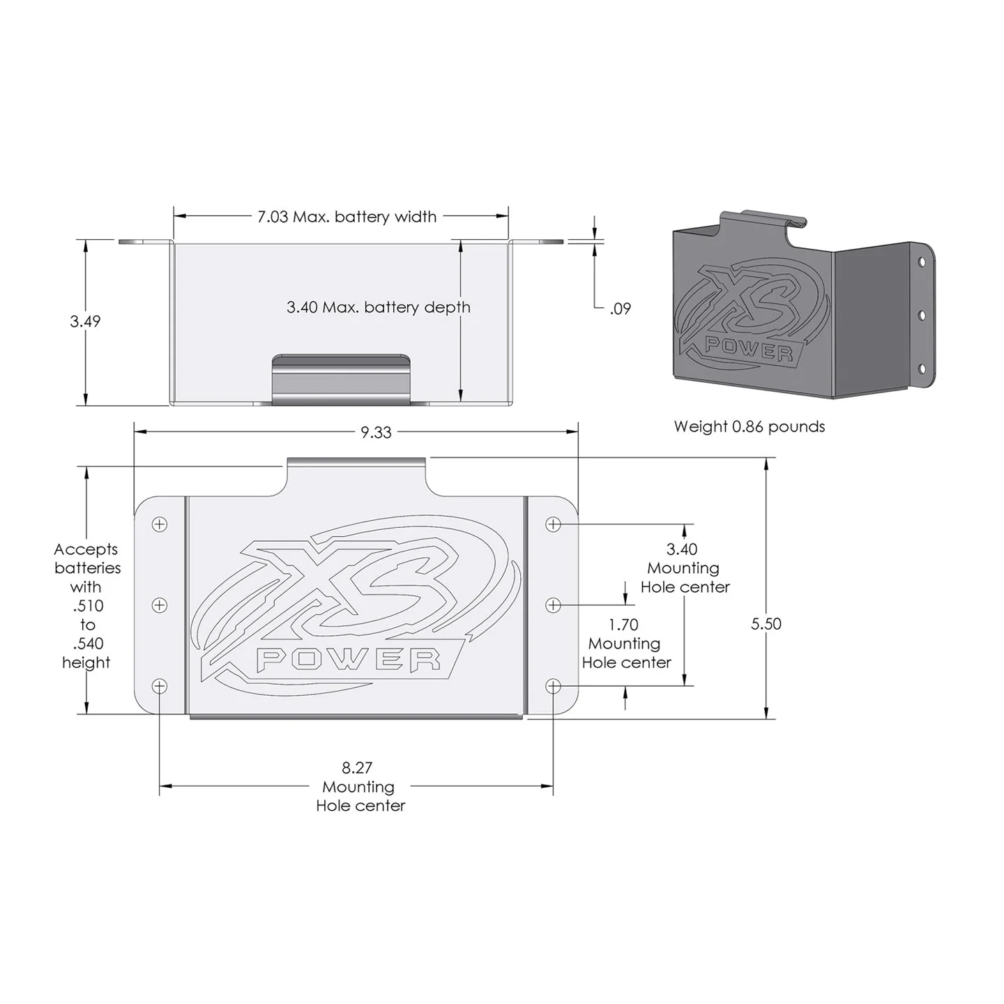 XS Power 512 - 680 Side Mount - Image 4