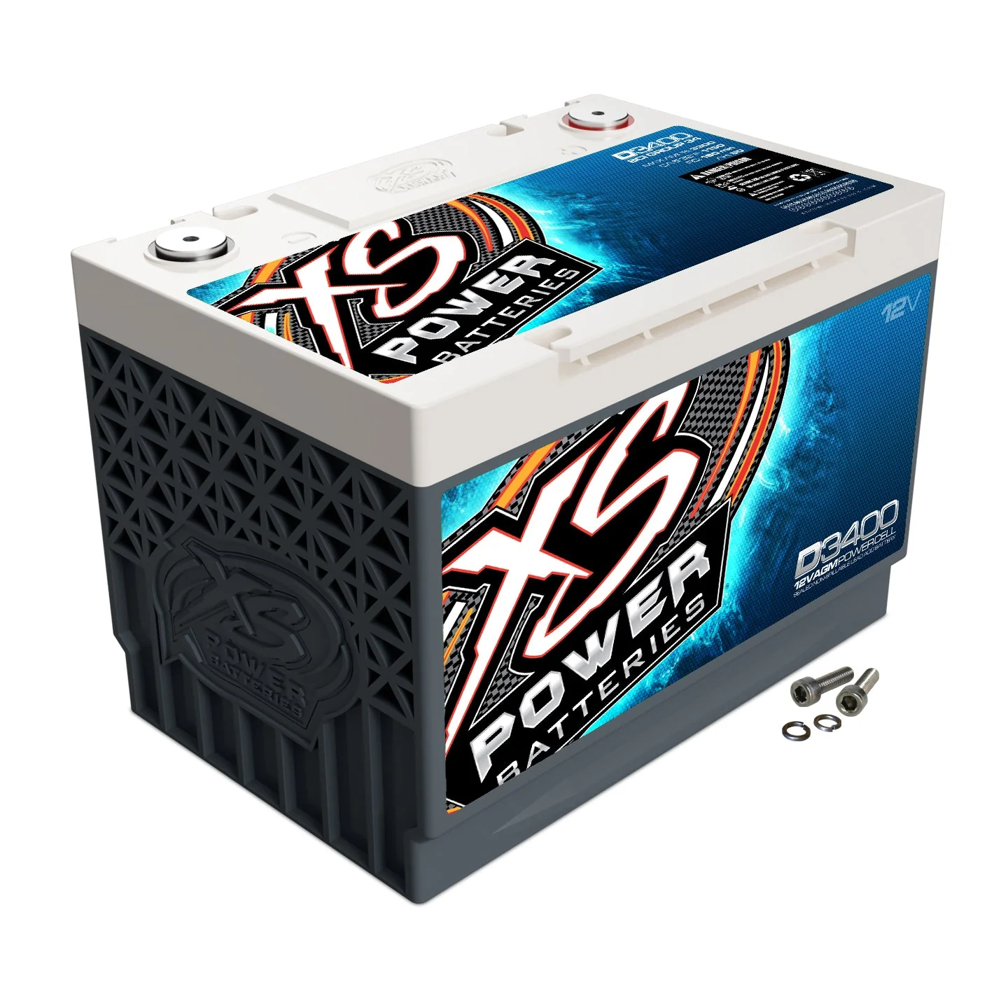B-Stock XS Power D3400 12V AGM 3300A Car Audio AGM Battery/PowerCell Group 34 (Copy)