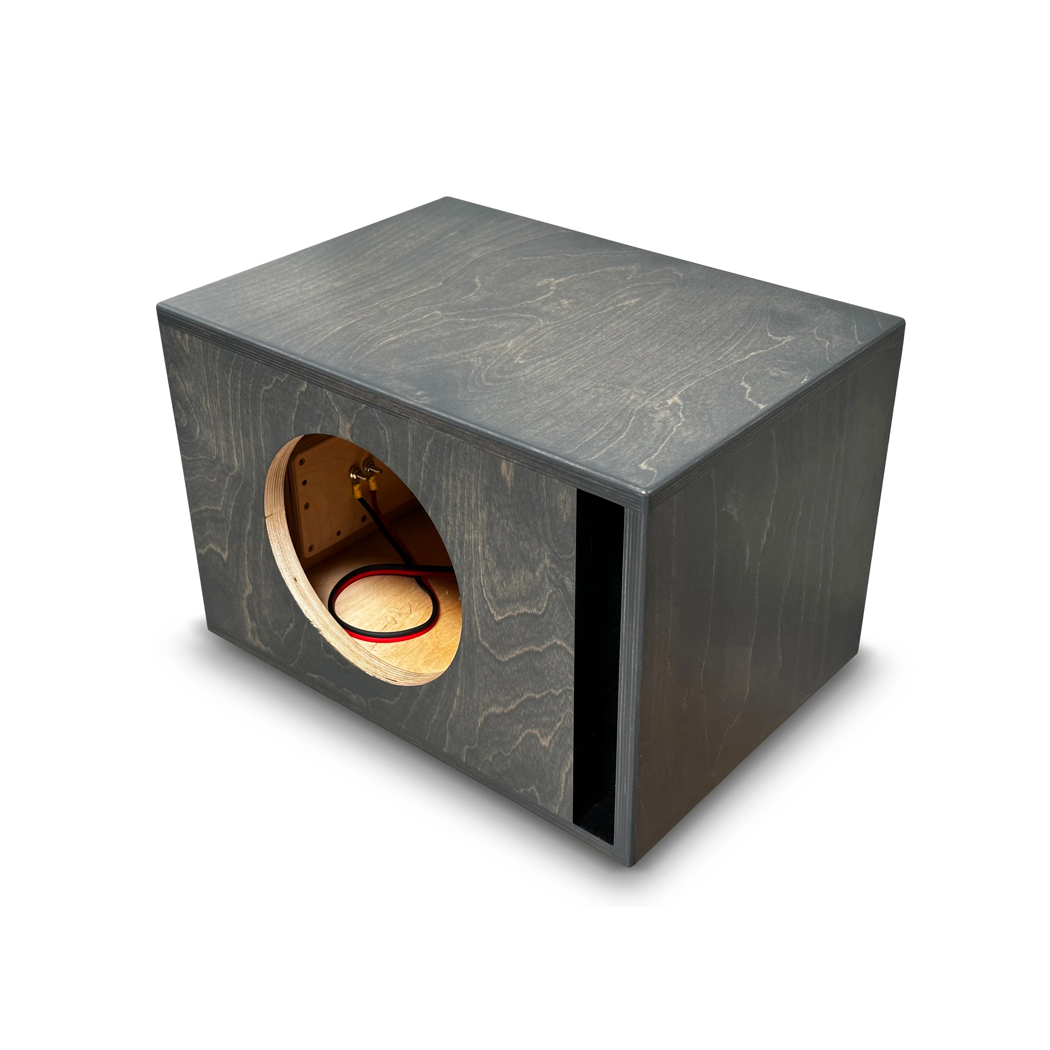 Birch Single 10" Ported Subwoofer Enclosure 1.25 cu.ft. Sub Box - Image 3