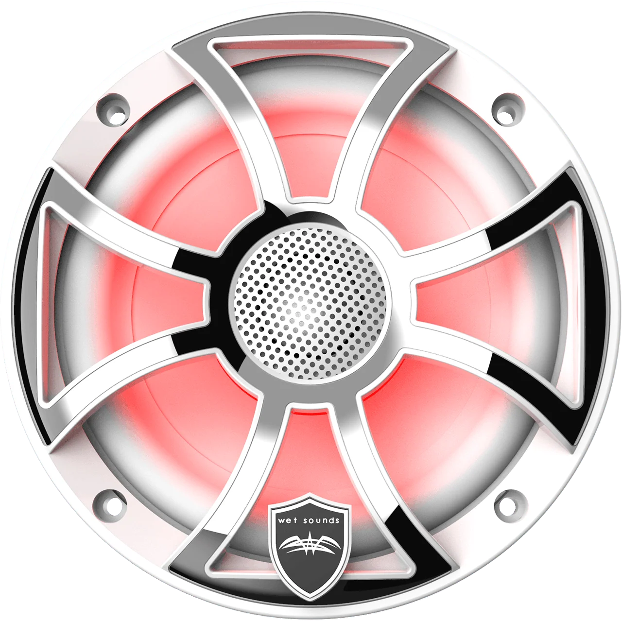 Wetsounds REVO 6-XS-W-SS 6.5" 300W Marine/Boat RGB Coaxial Speakers+Silver XS Grills - Image 4