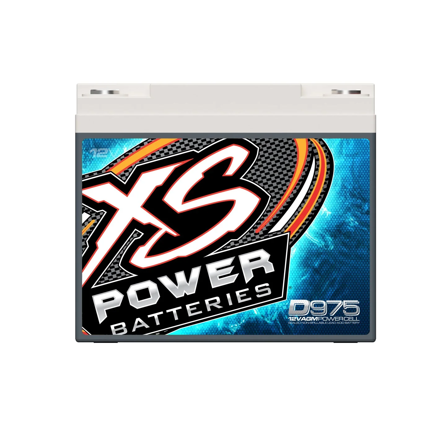 XS Power D975 12 Volt AGM 2100 Amp Sealed Car Audio Battery/Power Cell+Terminals - Image 2