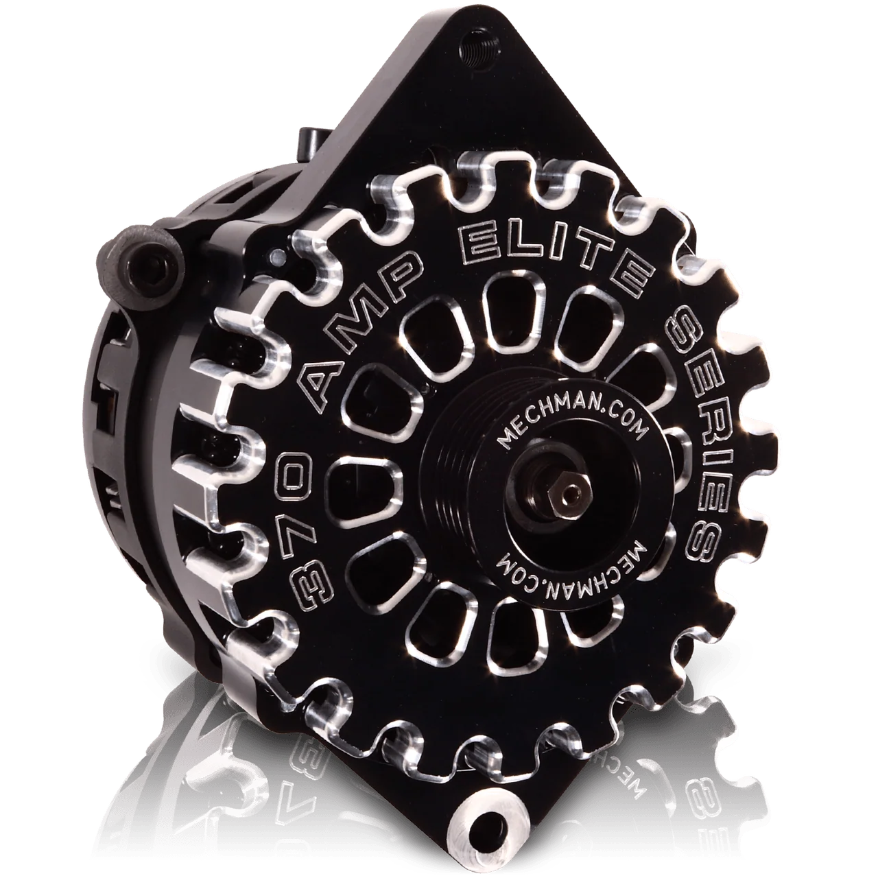 Mechman E Series Billet 370A Alt - Fits 6/12 CS144 86-02 Buick/ Cadillac/ Chevrolet