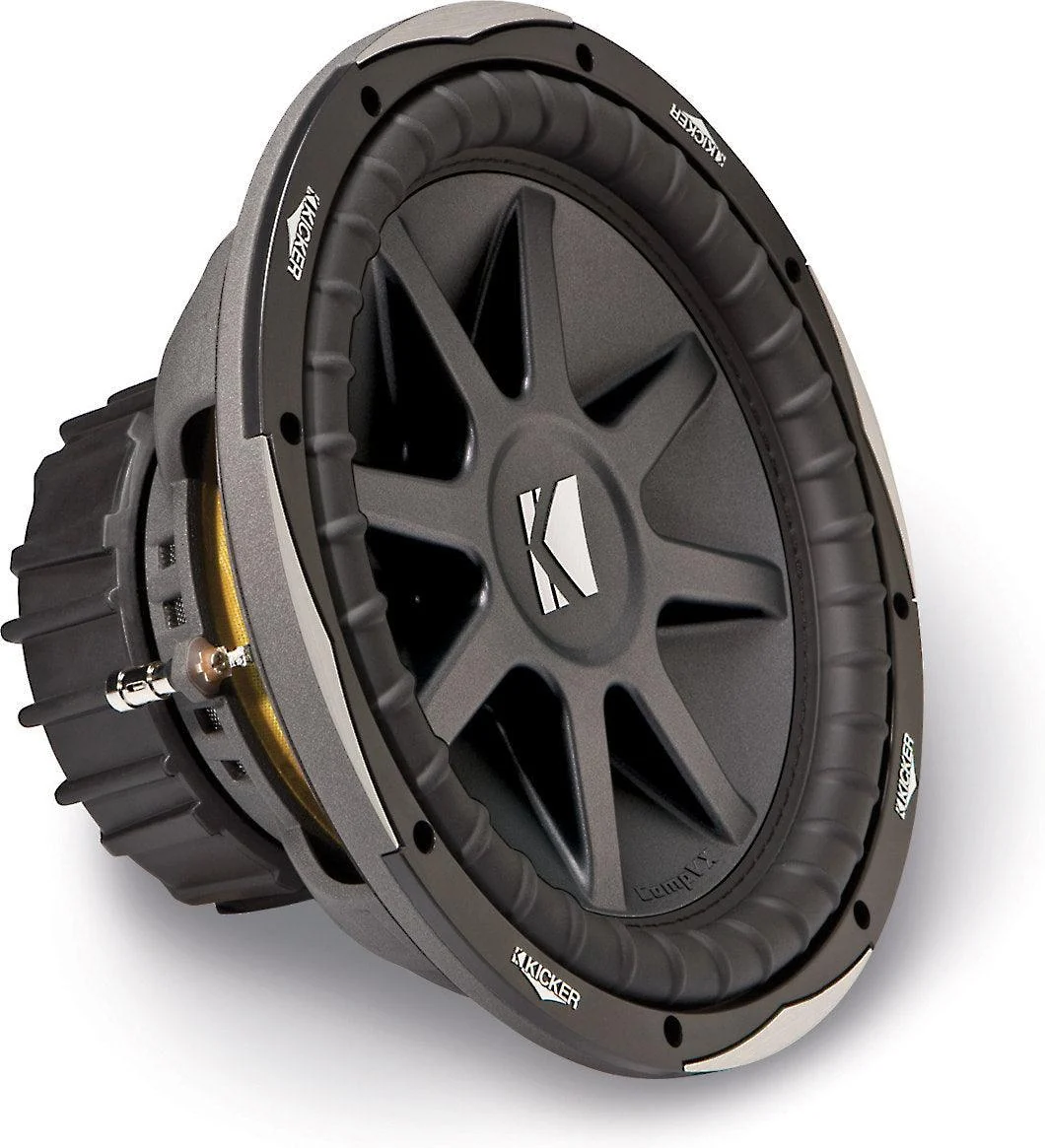 Kicker 10CVX124 12" 1500W Dual 4 Ohm Car Subwoofer/Sub CVX124 CVX CompVX