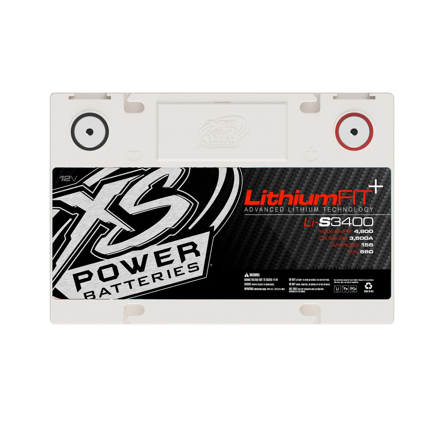 XS Power Li-S3400 12V Lithium LFP 4800A BCI Group 34 - Image 4
