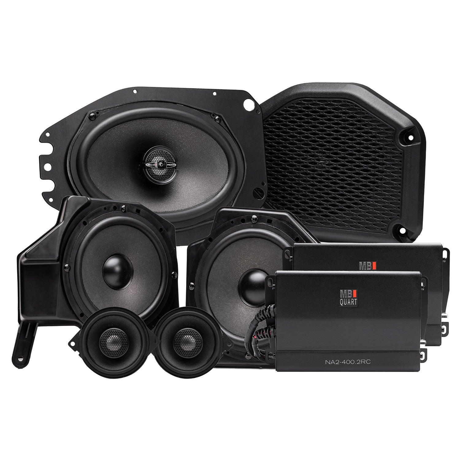 MB Quart MBQJ-STG6A-1 800 Watt STAGE 6 Jeep® Wrangler (JL) / Gladiator (JT) Tuned Six Speakers System Upgrade for OEM Source Unit