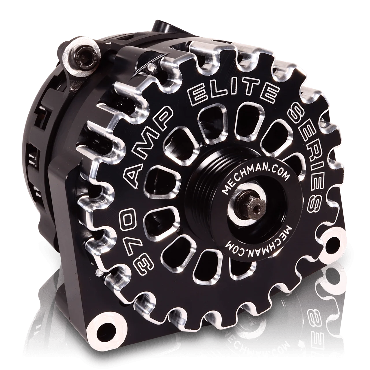 Mechman 370 Amp Billet GM Truck Alternator 94-07