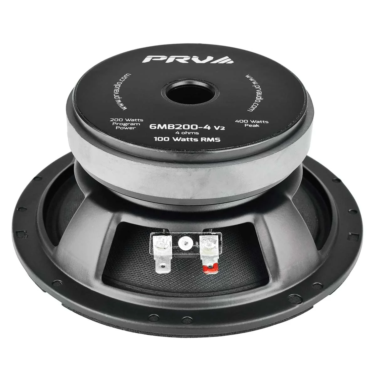 PRV Audio 6MB200-4 v2 6.5" 4-Ohm 200W Midbass Car Pro Audio Speaker MID - Image 2
