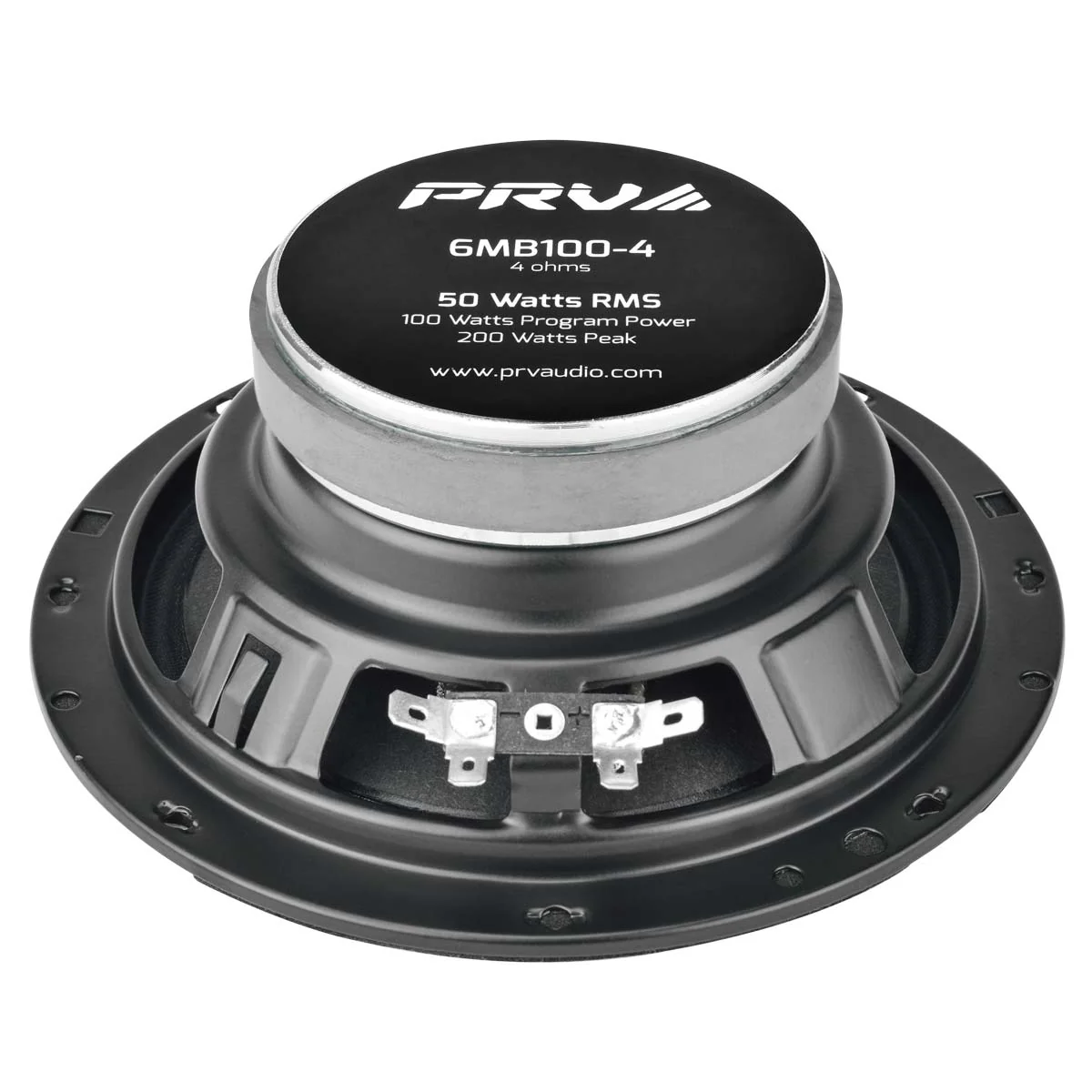 PRV Audio PAIR of 6MB100-4 100W 4-Ohm Car Pro Audio Midbass Speakers MID - Image 3