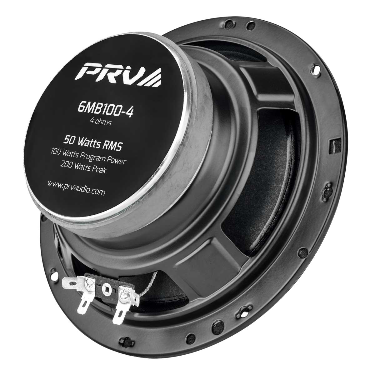 PRV Audio PAIR of 6MB100-4 100W 4-Ohm Car Pro Audio Midbass Speakers MID - Image 4