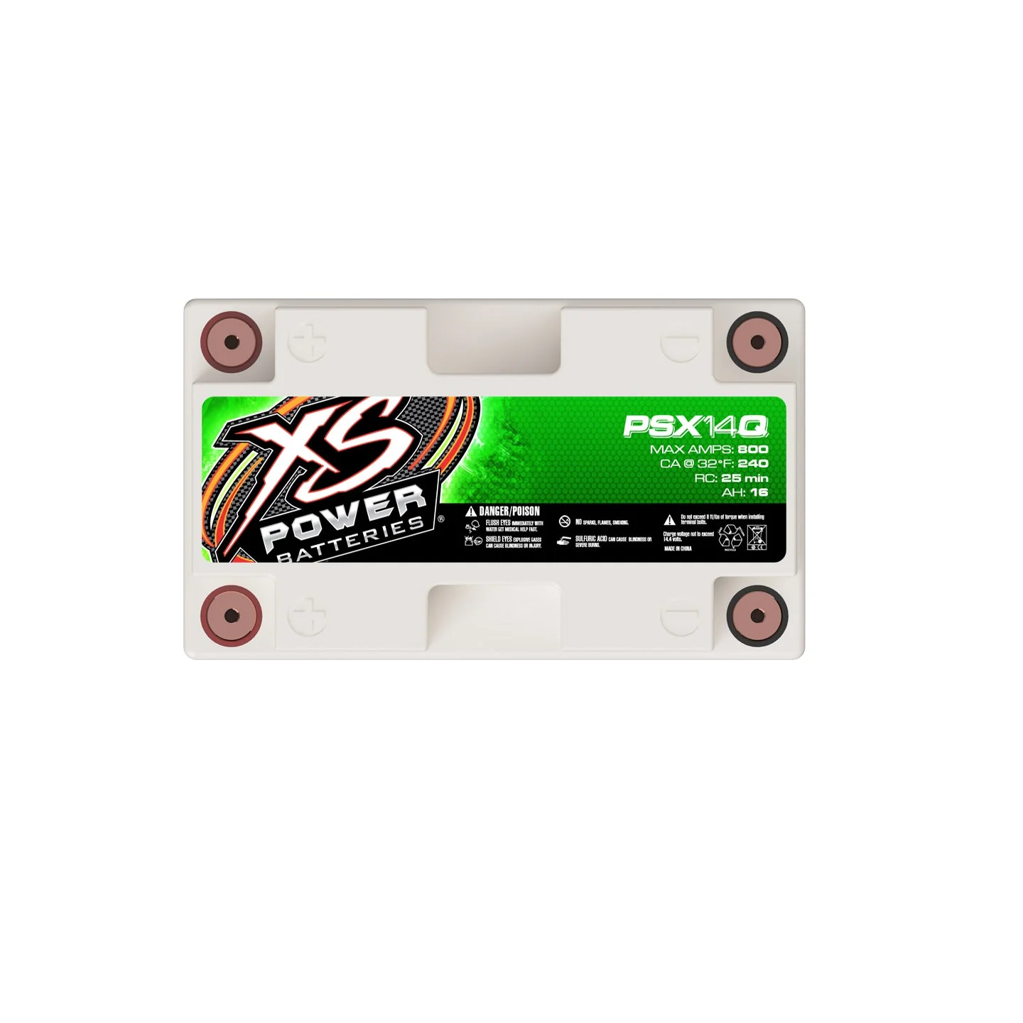 XS Power PSX14Q 12V Group 14L AGM Powersports Battery - Image 3