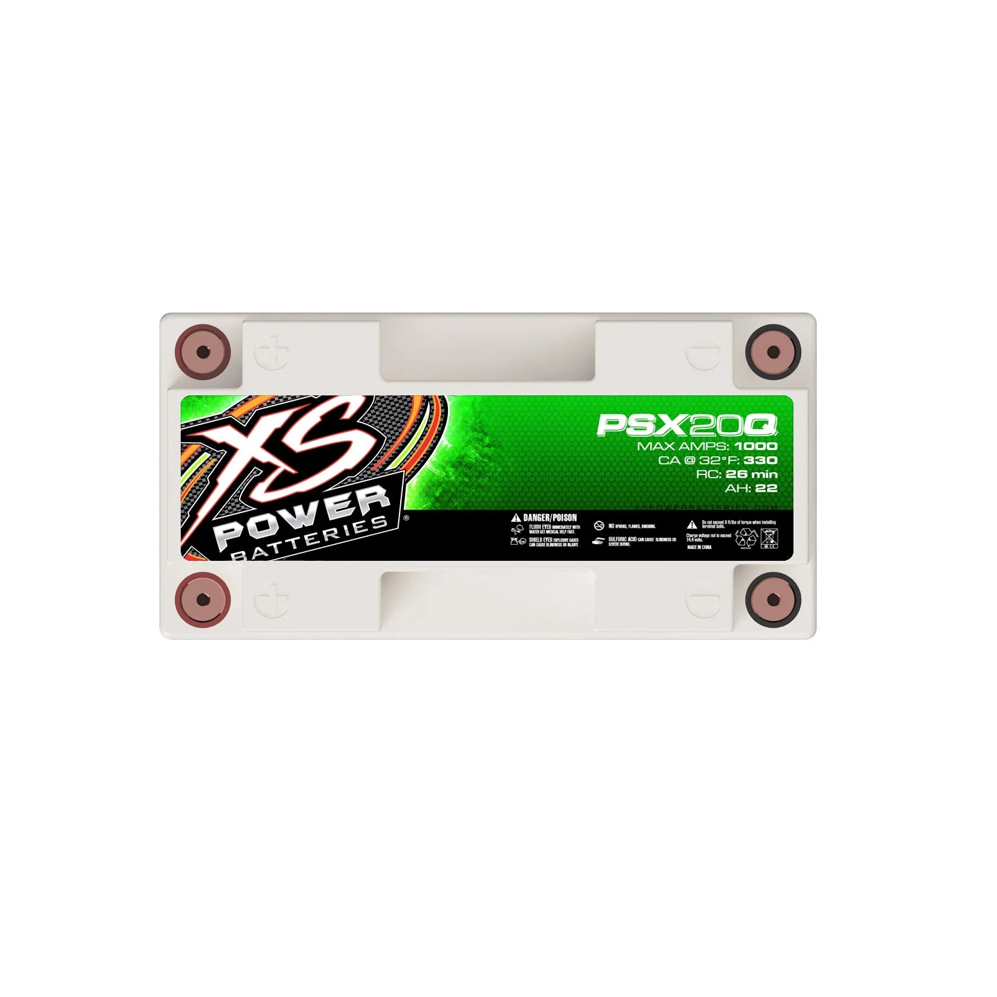 XS Power PSX20Q 12V Group 20/20L AGM Powersports Battery - Image 3