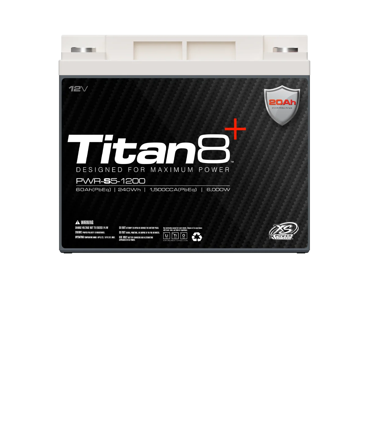 XS Power Titan8 PWR-S5 1200 12V Lithium BCI Group 35 Battery - Image 3