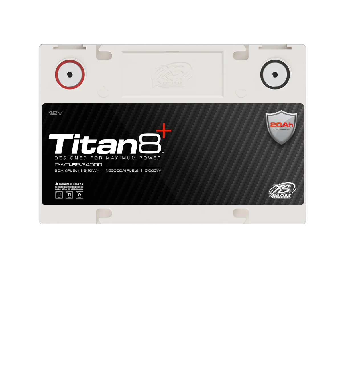 XS Power Titan8 PWR-S5-3400R 12V Lithium BCI Group 34R Battery - Image 3