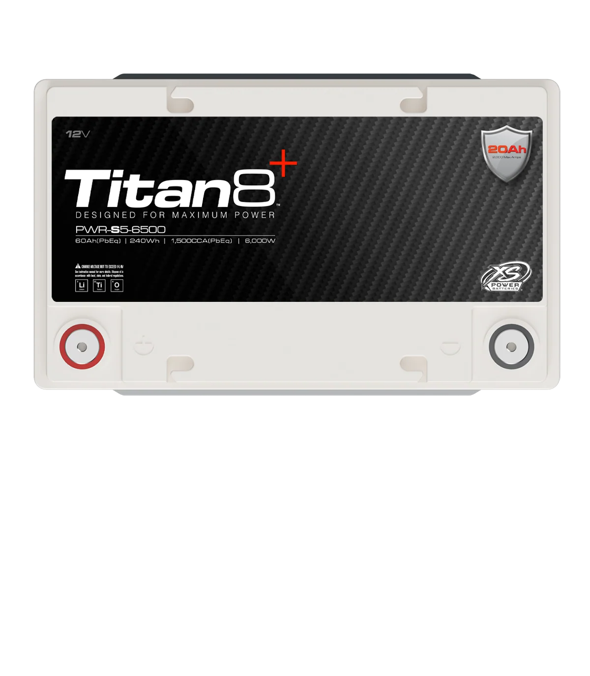 XS Power Titan8 PWR-S5-6500 12V Lithium BCI Group 65 Battery - Image 3