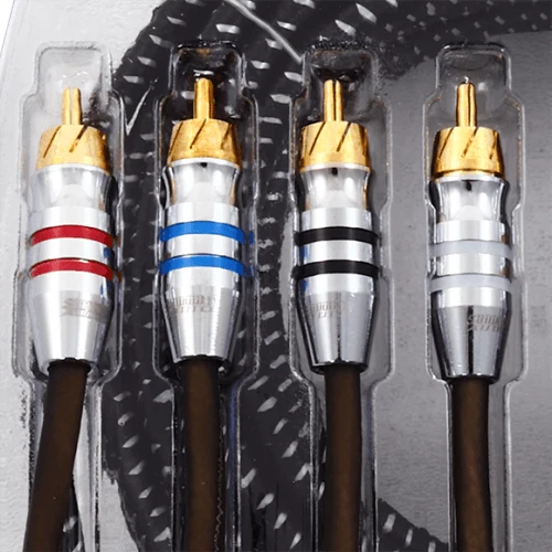 Sundown Audio SAZ4-20FT SAZ 4-Channel RCA Interconnects - Image 2