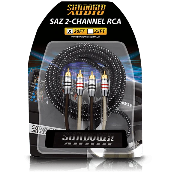 Sundown Audio SAZ4-20FT SAZ 4-Channel RCA Interconnects - Image 3