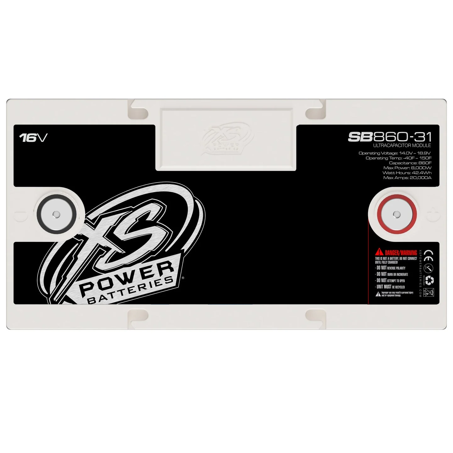 XS Power SB860-31 16V BCI Group 31, Super Capacitor Bank, Max Power 8,000W, 860 Farad - Image 3