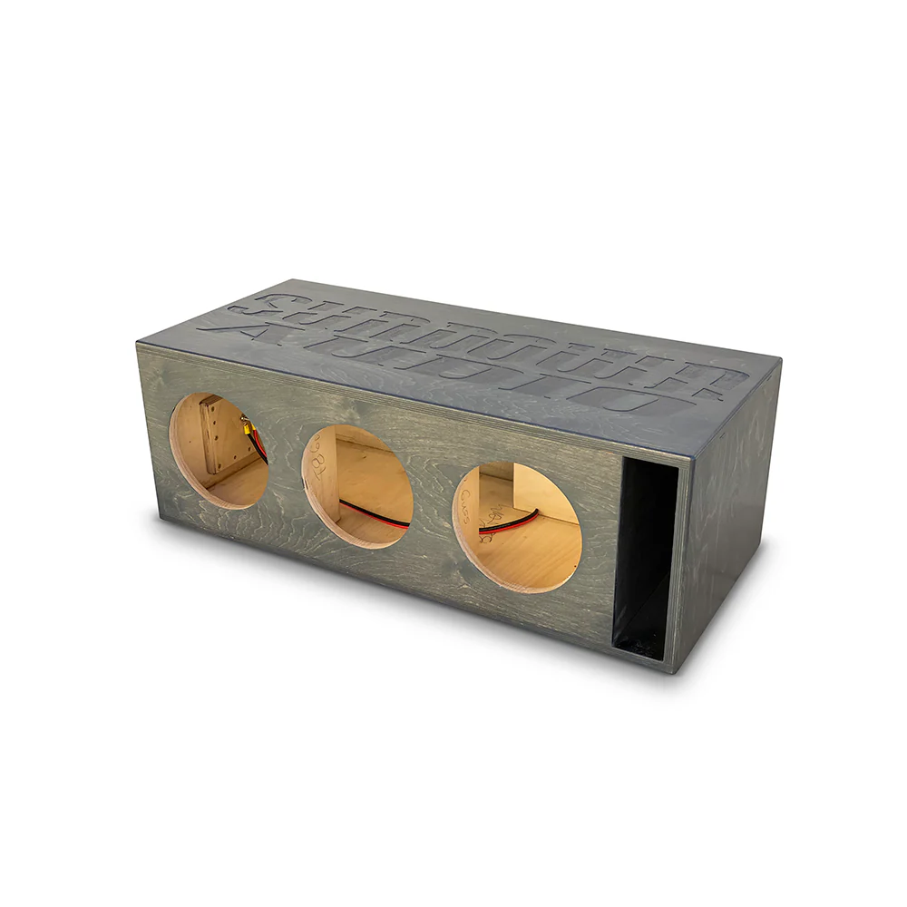 Sundown SA v2 v3 Birch Triple 8" Ported Subwoofer Enclosure 1.7 cu.ft. Sub Box - Image 2