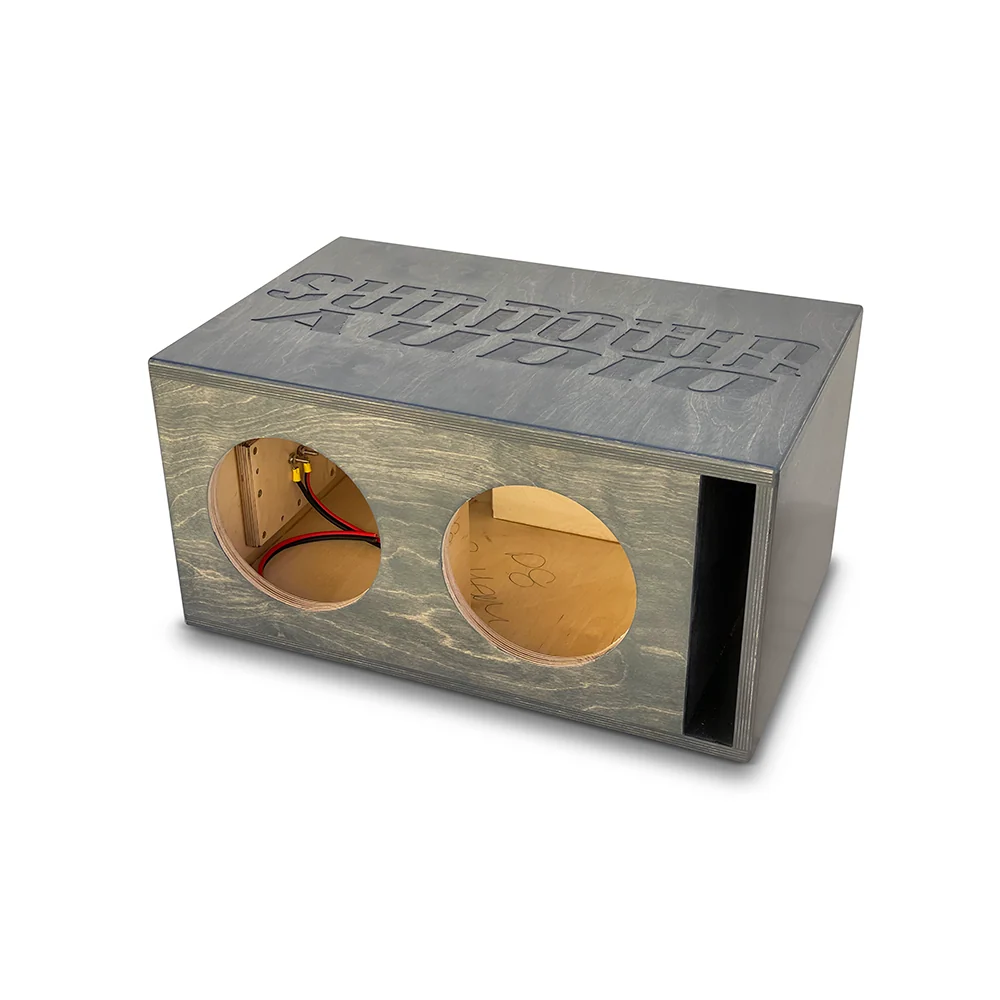 Sundown xv3 Birch Dual 8" Ported Subwoofer Enclosure 2.0 cu.ft. Sub Box - Image 3