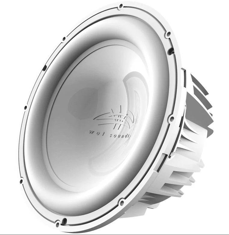 Wetsounds REVO 8 FA S4-W 300 Watt White Free Air 4 Ohm Marine Subwoofer