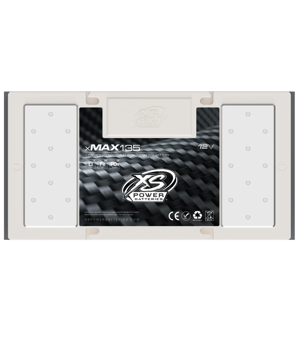 XS Power xMAX 135 12V Group GC12 12400 Amp Lithium Battery - Image 2