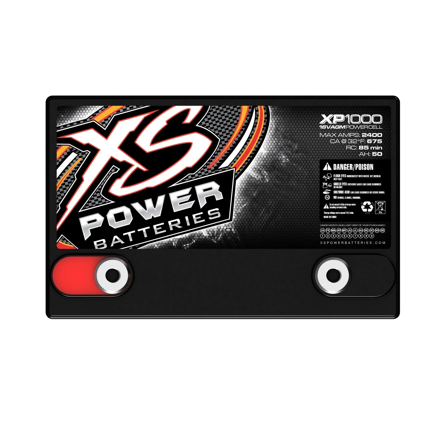 XS Power XP1000 16V 2400A Battery/Power Cell + 1004 15a Charger Combo Package - Image 4