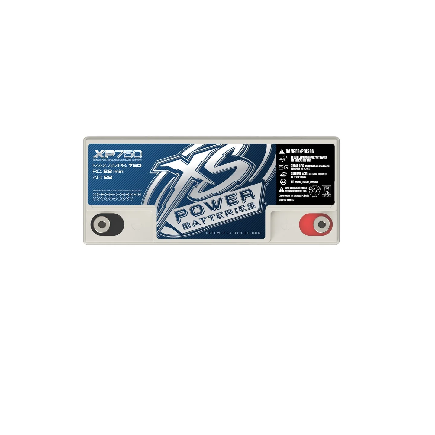 XS Power XP750CK XP750 Battery and XPFlex 4-Gauge 1500W Install Kit + 511 Mount - Image 5
